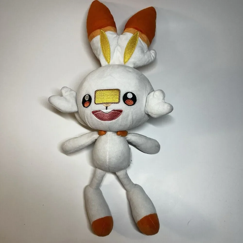 Pokemon Scorbunny Plush Stuffed Animal Toy Nintendo Sword Shield Anime 14”